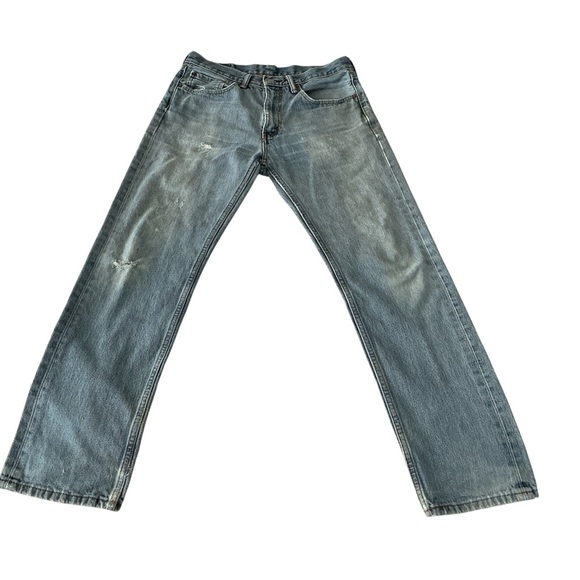 Men's Jeans Levi's 505 Regular Fit  - Distressed - Grunge 32 x 32 - Picture 4 of 8